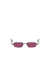 Kuboraum Rectangular Sunglasses In Gray