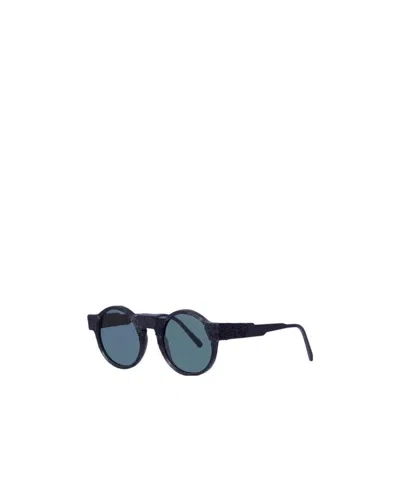 Kuboraum Round Frame Design Sunglasses In Black