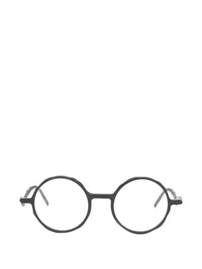 Kuboraum Round Frame Glasses In Black