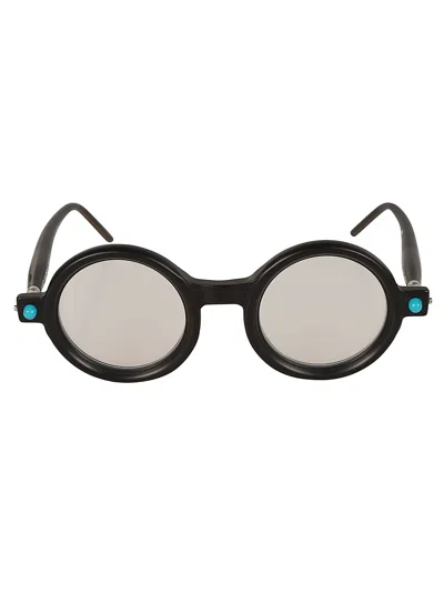 Kuboraum Round Frame Glasses In Black