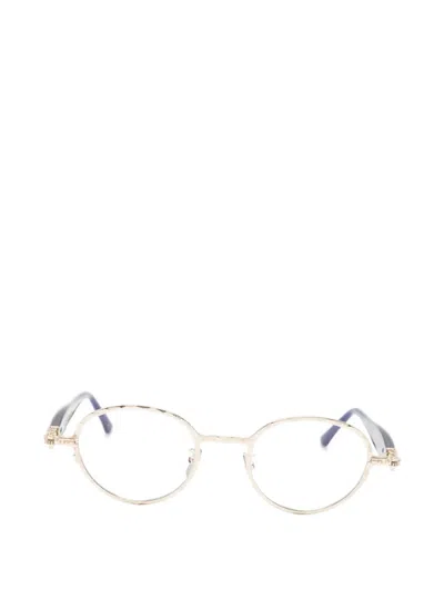 Kuboraum Round Frame Glasses In Gold