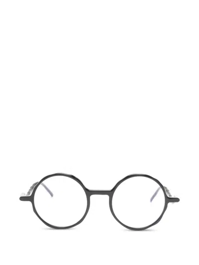 Kuboraum Round-frame Glasses In Black