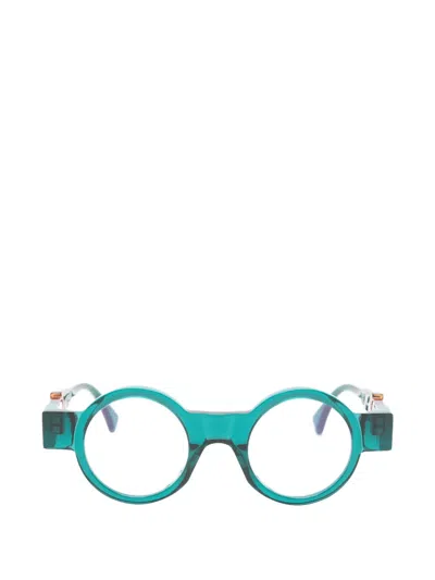 Kuboraum Round-frame Glasses In Green