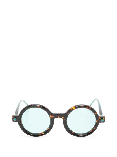 Kuboraum Round-frame Sunglasses In Multi