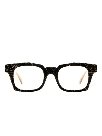 Kuboraum S3 Geometric-frame Glasses In Black
