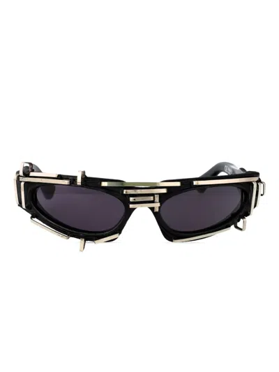 Kuboraum Shield-frame Sunglasses In Black