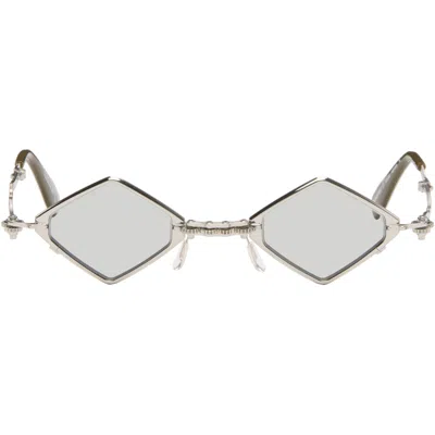 Kuboraum Silver H80 Sunglasses In Black