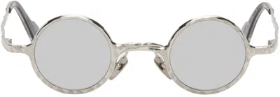 Kuboraum Silver Z17 Sunglasses In Gray