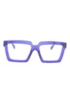 Kuboraum Square-frame Glasses In Blue