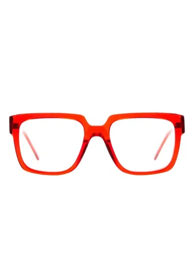 Kuboraum Square-frame Glasses In Red