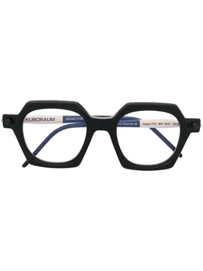 Kuboraum Square-frame Glasses In Schwarz