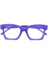 Kuboraum Square-frame Optical Glasses In Blue