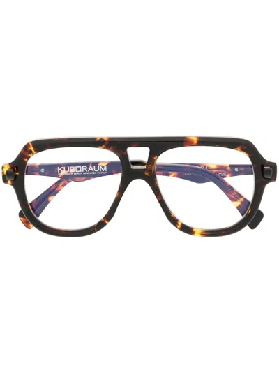 Kuboraum Square-frame Sunglasses In Brown
