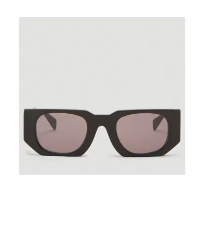 Kuboraum Square-frame Sunglasses In Nude