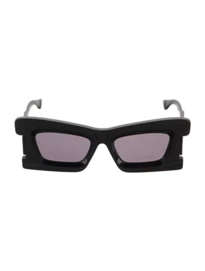 Pre-owned Kuboraum Square Tinted Sunglasses In Black