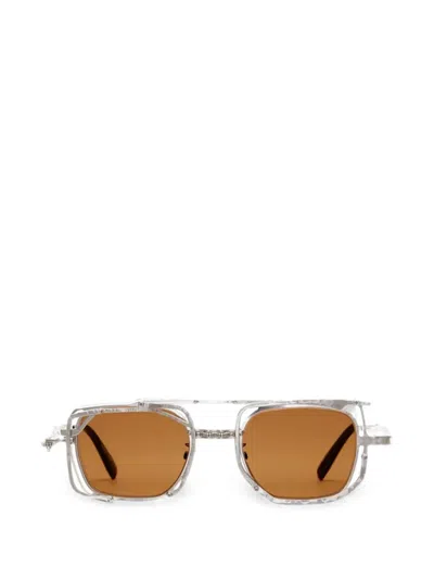 Kuboraum Square-frame Sunglasses In Silver