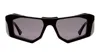 Kuboraum F6 Sonnenbrille Mit Geometrischem Gestell In Black