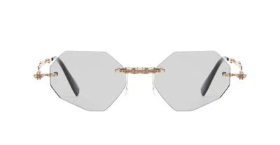 Kuboraum Sunglasses In Gold