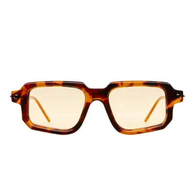 Kuboraum Sunglasses Maske P23 Bto Brown Tortoise/light Orange Unisex In Multi