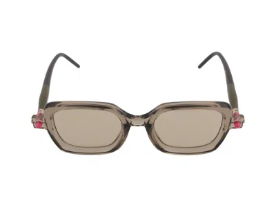 Kuboraum Sunglasses  P4 Sk Brown 50/22/1 In Multi