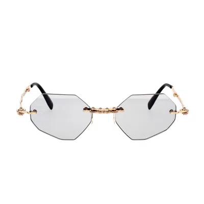 Kuboraum Sunglasses In Rosé Gold