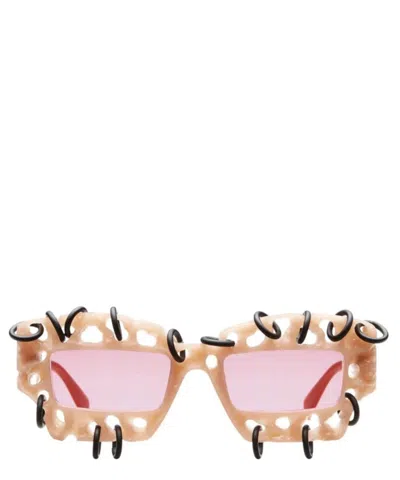 Kuboraum Mask X6 Sculpted-frame Sunglasses In Crl