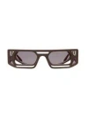 Kuboraum Geometric Sunglasses In Grey