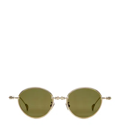 Kuboraum Titanium Mask H67 Sunglasses In Green
