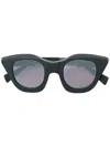 Kuboraum U10 Sunglasses In Black