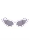 Kuboraum Cat-eye Frame Sunglasses In Purple