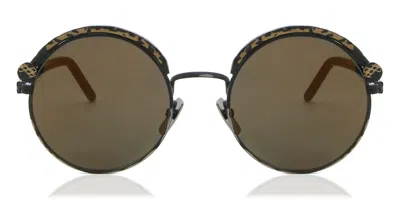 Kuboraum Z1 Bm Bm Men's Sunglasses Grey Size 49 In Gray