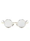 Kuboraum Z17 Round-frame Sunglasses In Gold