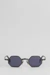Kuboraum Z19 Sunglasses In Black Metal Alloy In Black