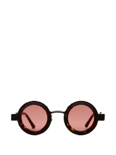 Kuboraum Z3 Round-frame Sunglasses In Multi
