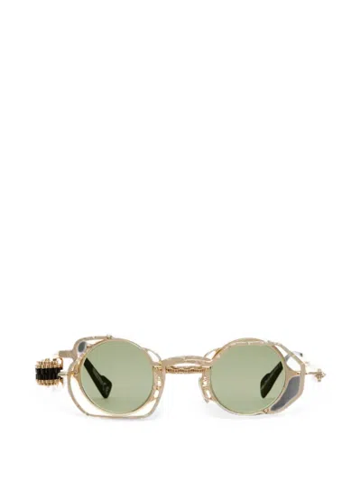 Kuboraum Z50 Round-frame Sunglasses In Gold