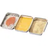 Kuchenprofi 3 Piece No Mess Breading Pan Set, Stainless Steel In Silver
