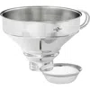 Kuchenprofi Funnel With Mesh Filter, Stainless Steel, 5-inch Diameter In Silver