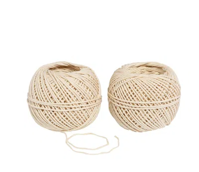 Kuchenprofi Natural French Cooking Twine 164 Foot Roll For Roasting Or Cooking, 2-pack In White