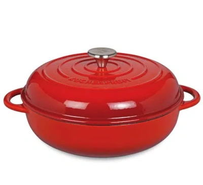 Kuchenprofi Provence Enameled Cast Iron Casserole, 11" Dia., 4.1 Qt In Red