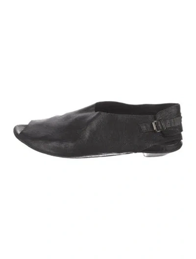 Pre-owned Kudetà Leather Mules In Black