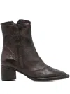 Kudetà Zip-up Boots In Brown