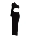 Kuea Woman Maxi Dress Black Size 12 Polyester, Lycra In Black