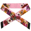 Kueen Women's Silk Scarf - Amazing A - Anemone - Pink In Pink