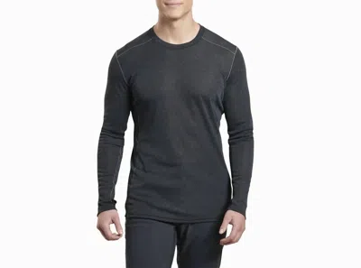 Kuhl Akkomplice Crewneck Long Sleeve Perfprmance Shirt In Carbon In Gray
