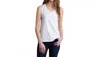 Kuhl Arabella V-neck Tank In White In White