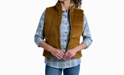 Kuhl Astrid Down Vest In Tuscan Sun In Multi