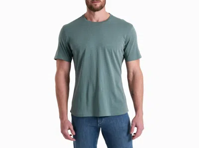 Kuhl Brazen Dry Tee In Blue Alloy In Green