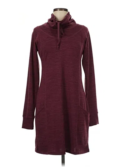 Pre-owned Kuhl Casual Dress In Burgundy