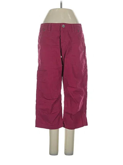 Pre-owned Kuhl Casual Pants In Burgundy