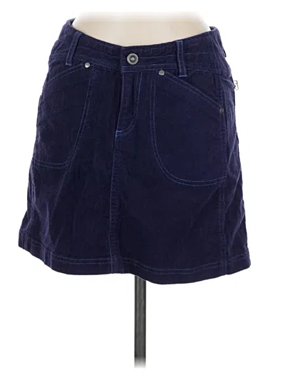 Pre-owned Kuhl Denim Skirt In Blue